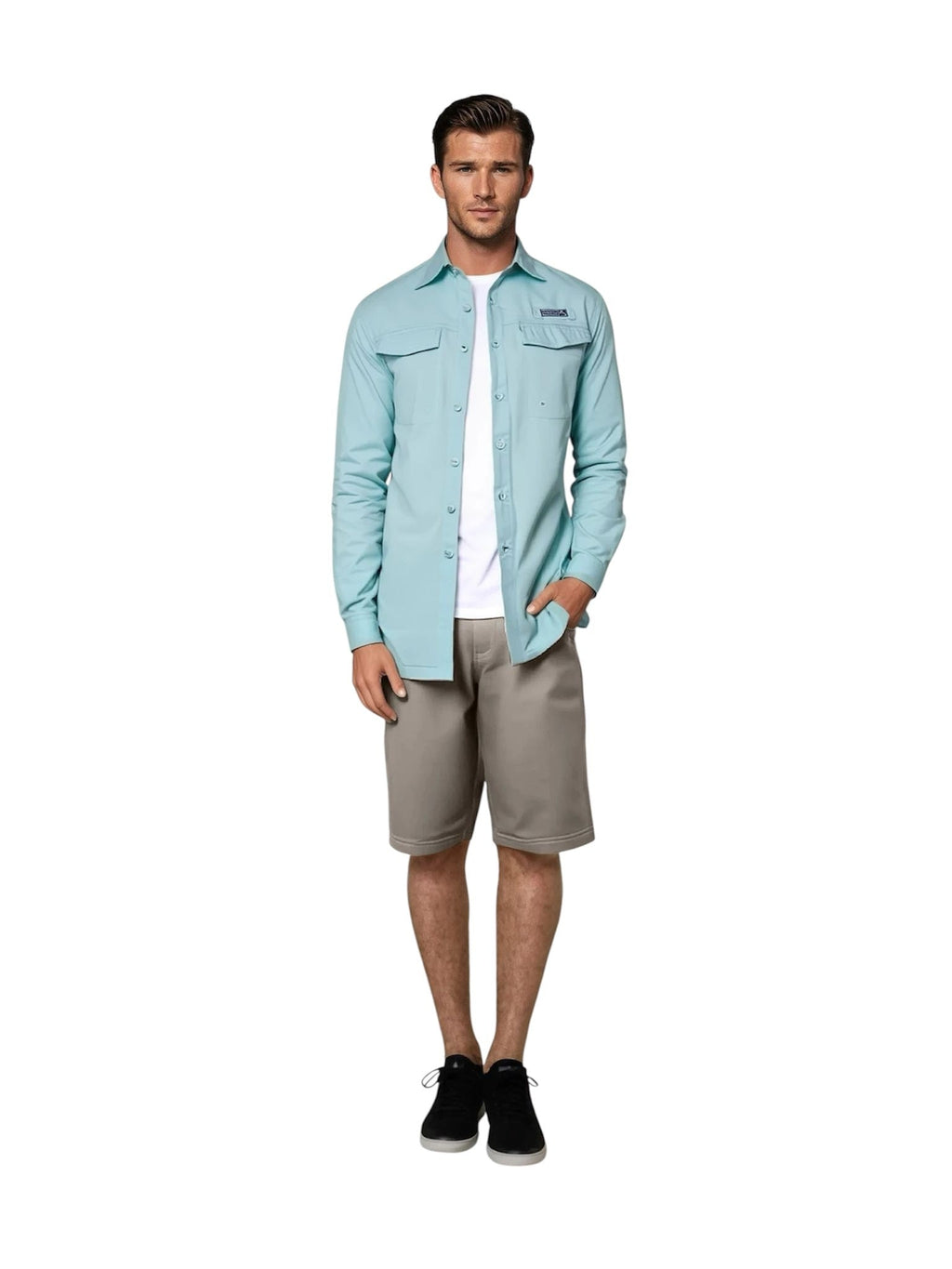 Men's Coastline L/S UV Vented Fishing Shirt